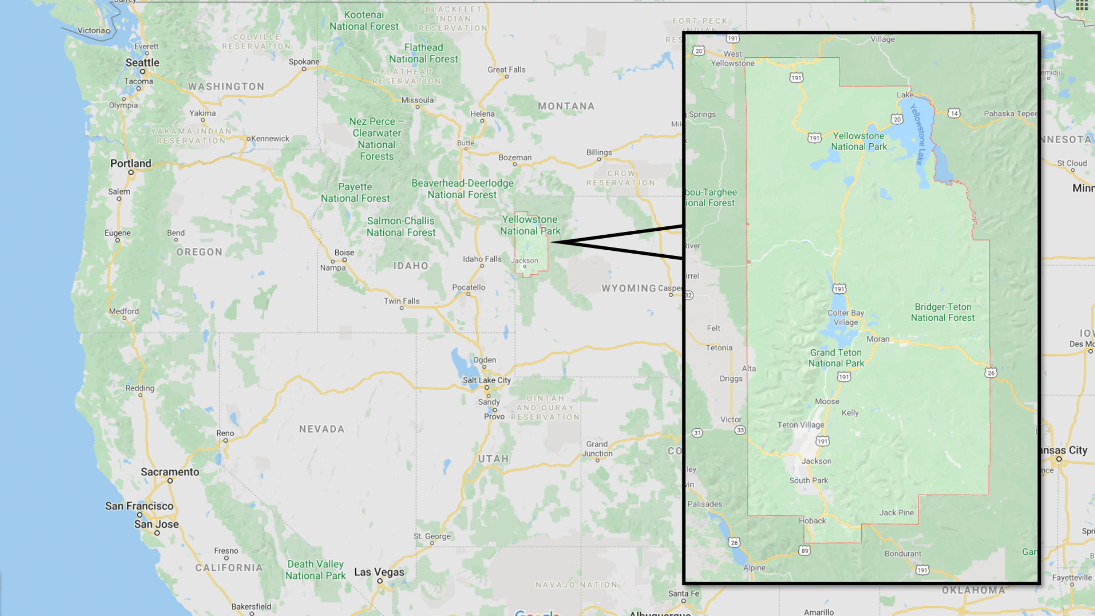 Location Teton County