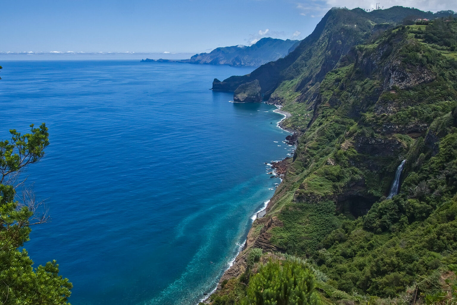 Ocean meeting the mountain in Madeira