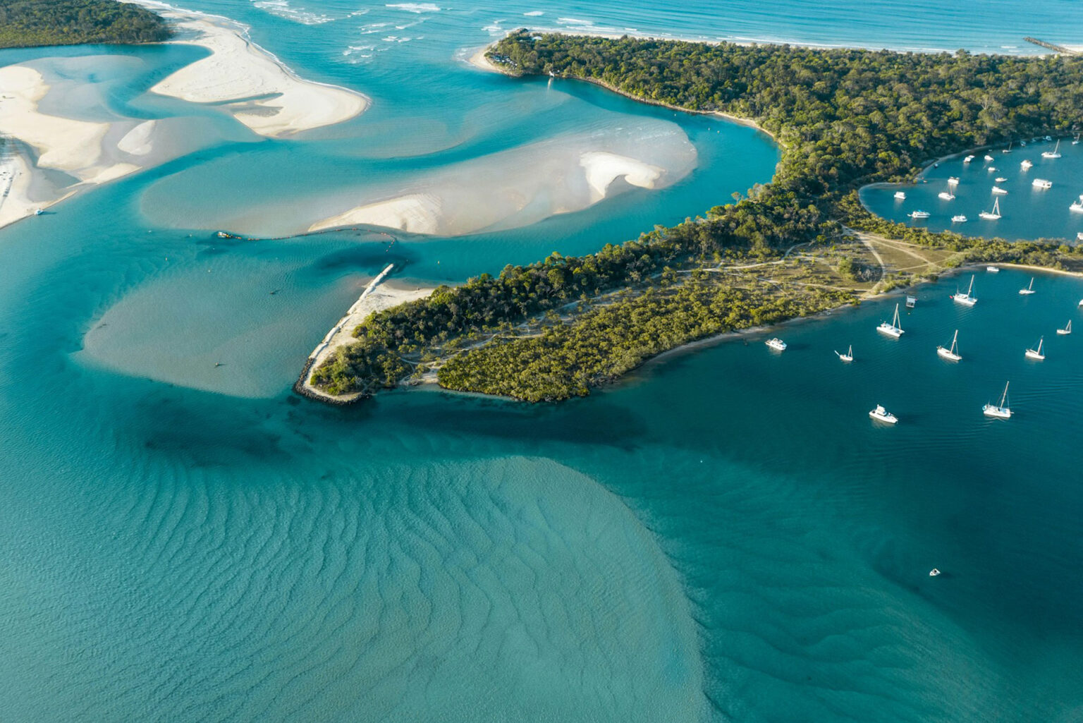 Aerial view of Noosa