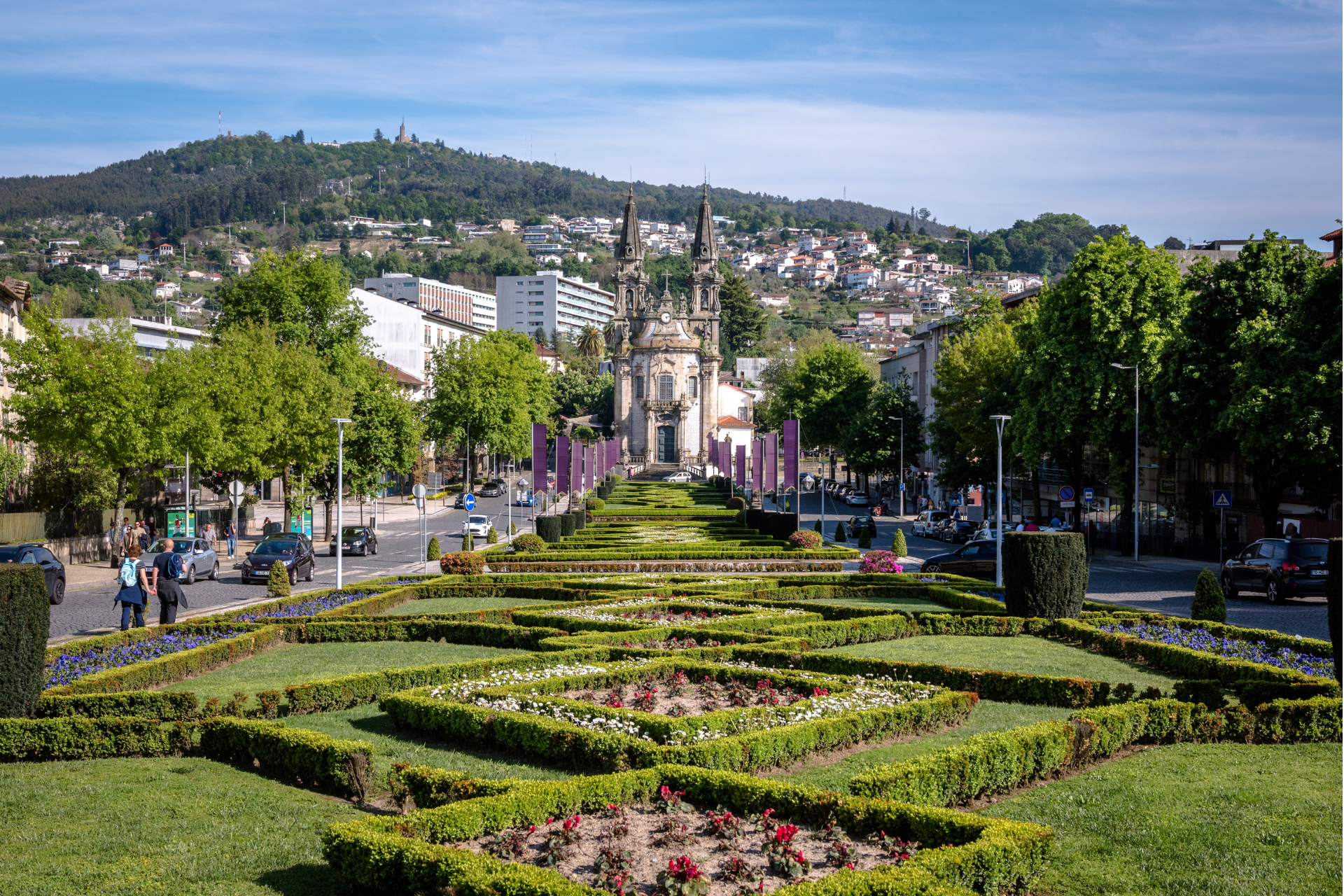 City view of Guimaraes Portugal